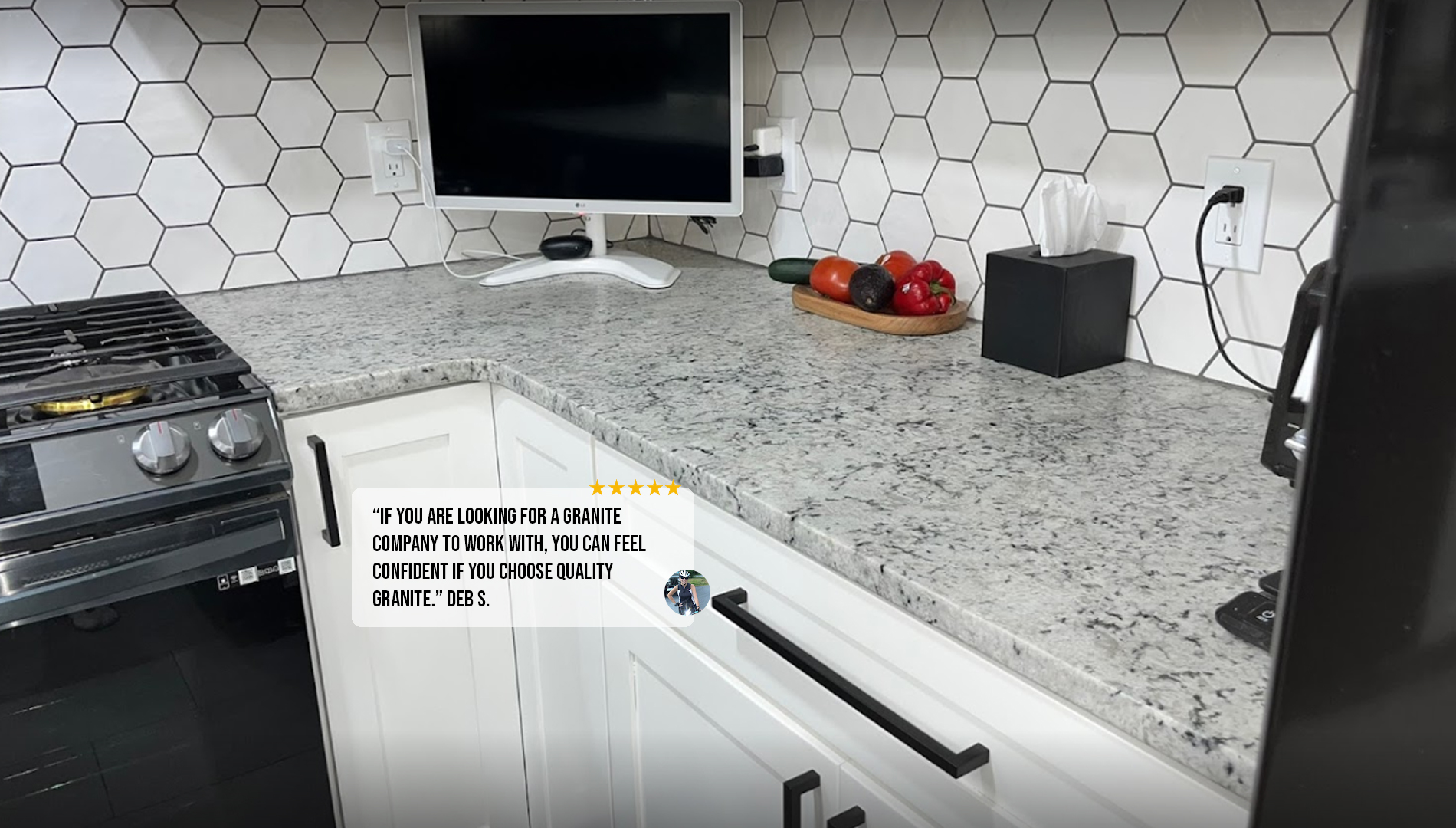 Natural stone and quartz countertops