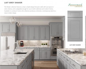 Lait Grey Shaker Cabinets